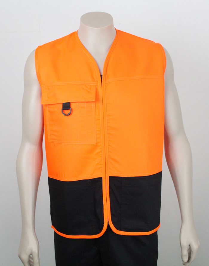 Hi Vis Drill Vest Loop Workwear Hi Vis Safety Vests NZ