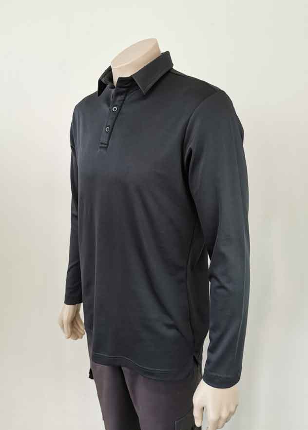 Download Men's Long Sleeve Polo Made With Organic Cotton & Recycled ...