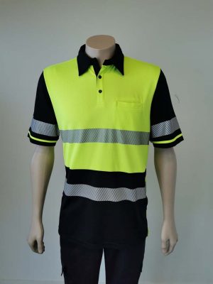 Hi Vis Polo With Segmented Tape
