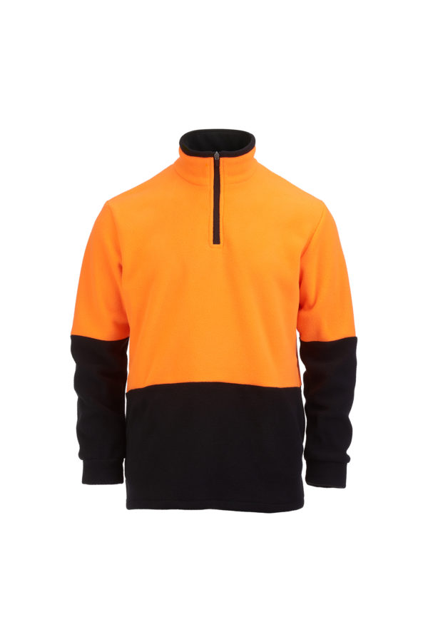 Recycled Polyester Hi Vis Fleece Pullover - Image 3