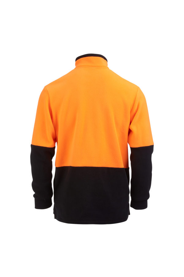 Recycled Polyester Hi Vis Fleece Pullover - Image 4