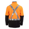 Recycled Polyester Hi Vis Fleece Pullover Day Night - Image 6