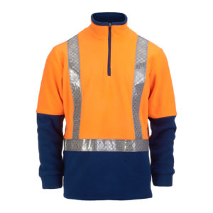 Hi Vis Fleece Pullover Taped