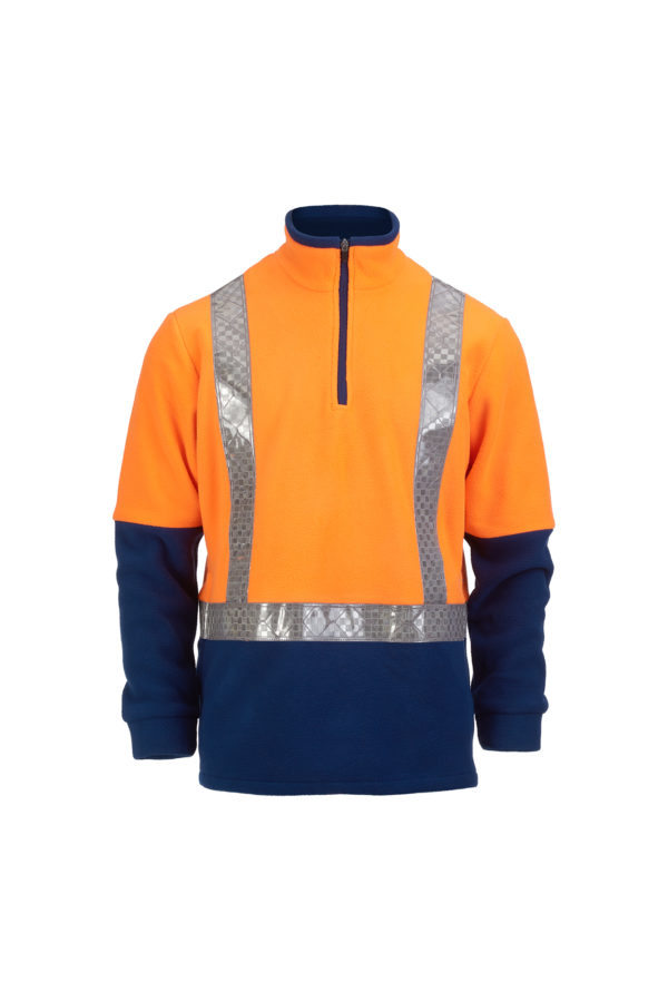 Hi Vis Fleece Pullover Taped