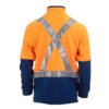 Recycled Polyester Hi Vis Fleece Pullover Day Night - Image 2