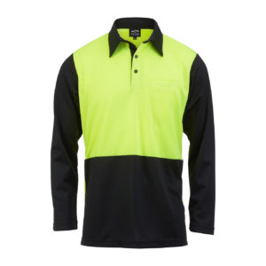 Hi Vis Polo Long Sleeve