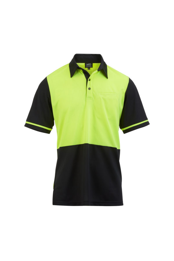 Hi Vis Recycled Polyester Polo - Image 3