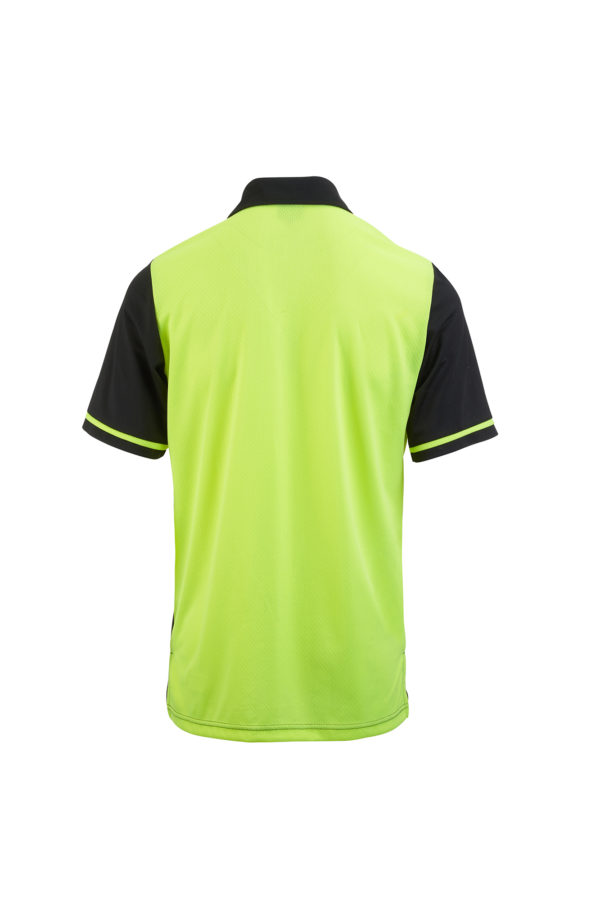 Hi Vis Recycled Polyester Polo - Image 4