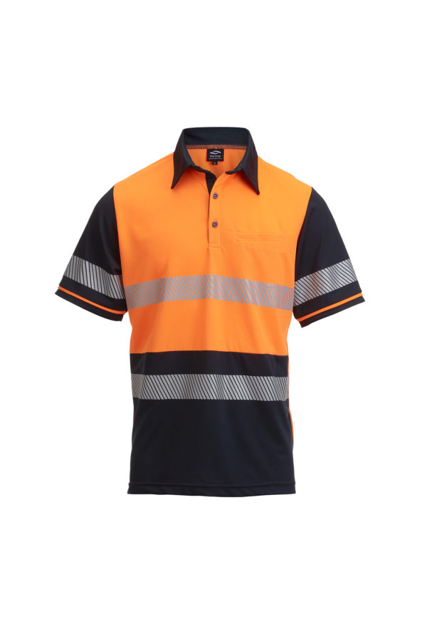 Hi Vis Polo With Segmented Tape - Image 3