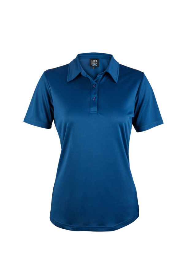 Womens Breathable Polo Navy