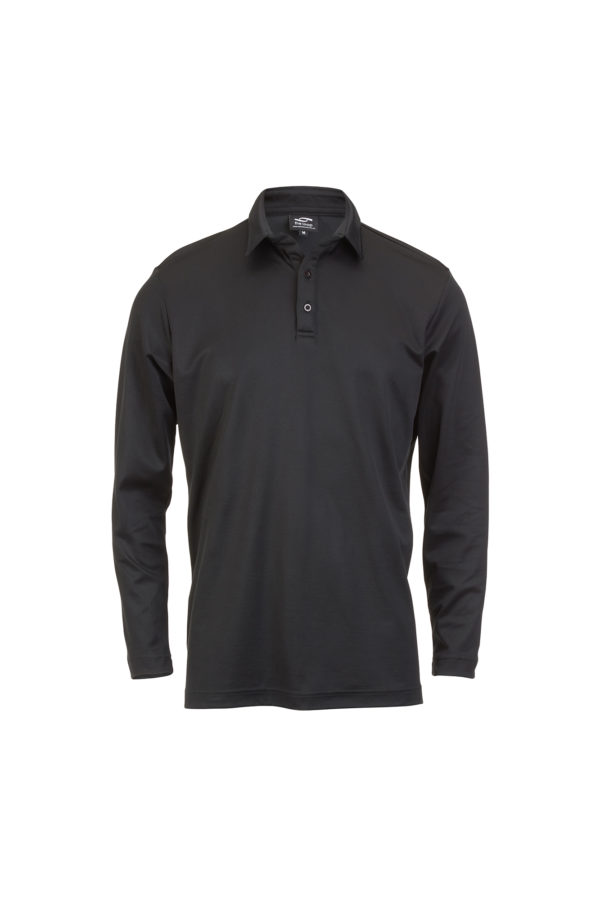 Bio Cotton Men's Long Sleeve Polo - Image 3