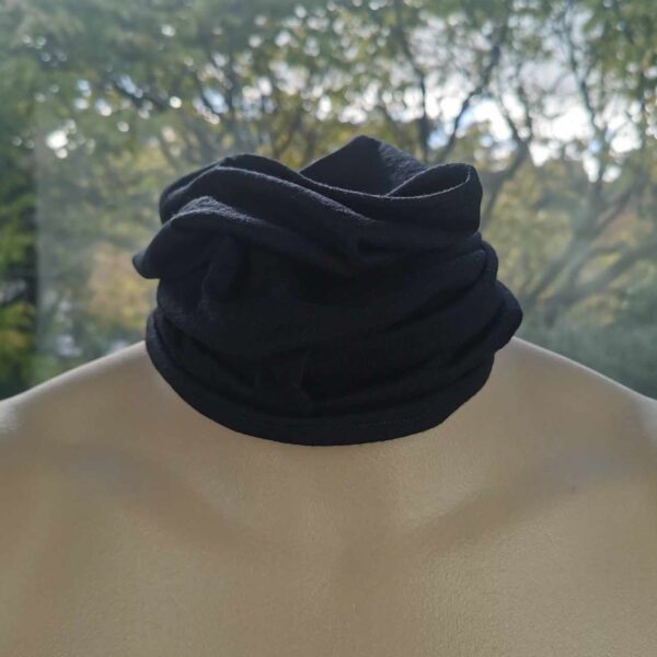 Merino Neck Gaiter Black