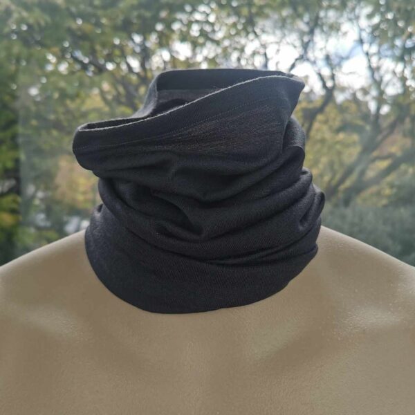 Merino neck Gaiter Charcoal