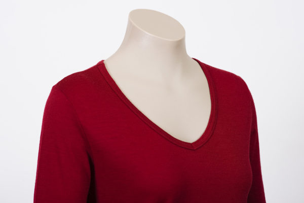 Ladies Merino T Shirt Long Sleeve - Image 2