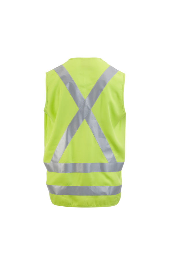Compostable Yellow Hi Vis Vest - Image 2