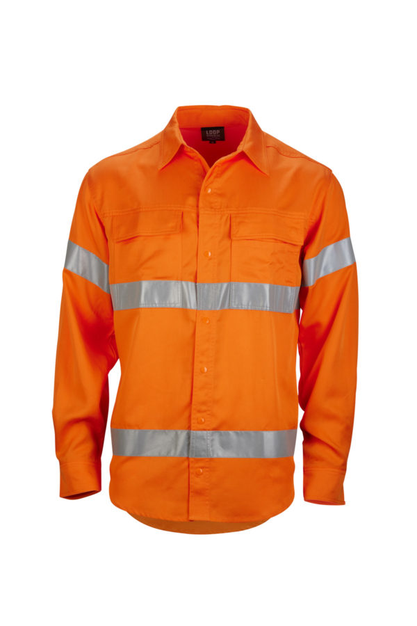 Hi Vis Work Shirt Orange