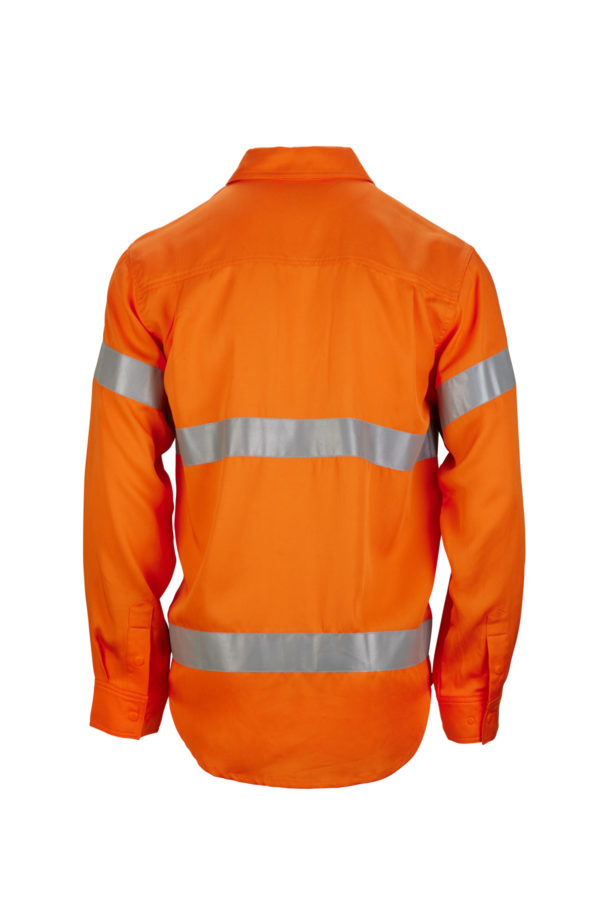 Lyocell Hi Vis Work Shirt - Image 4