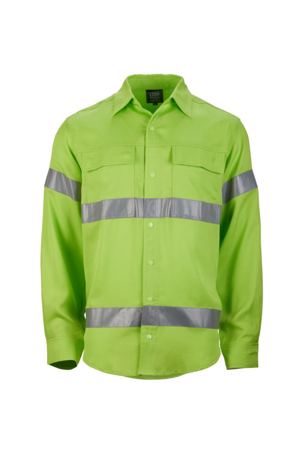 Hi Vis Work Shirt Yellow