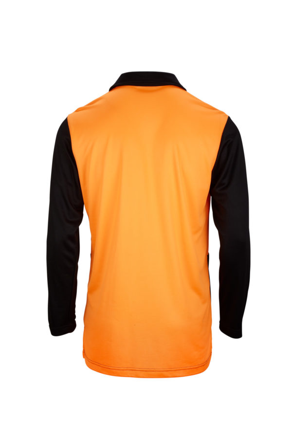 Lyocell Long Sleeve Hi Vis Polo - Image 4
