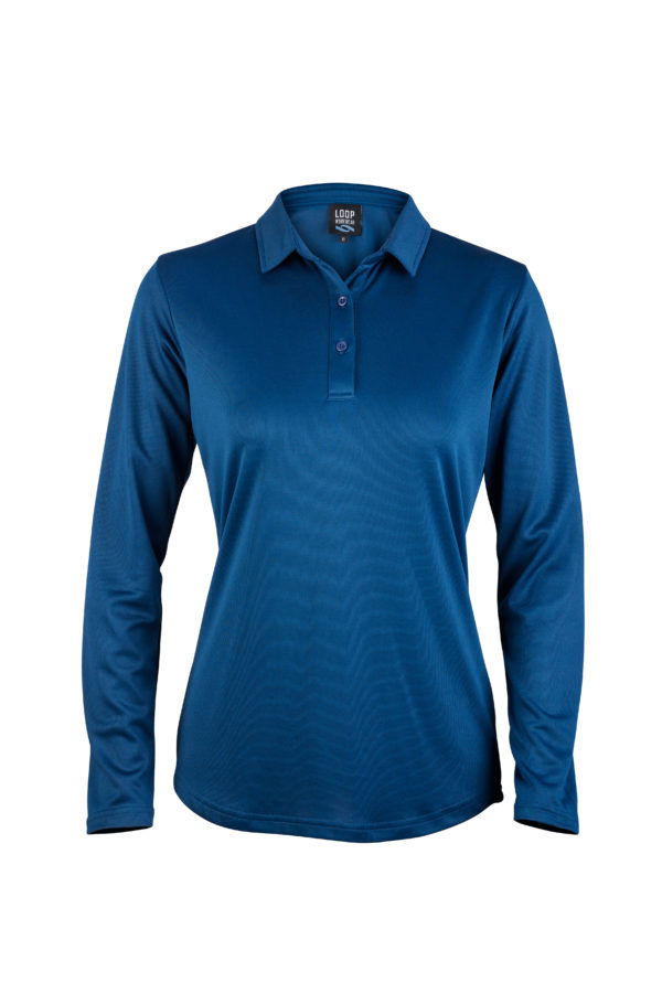 Womans Long Sleeve Polo