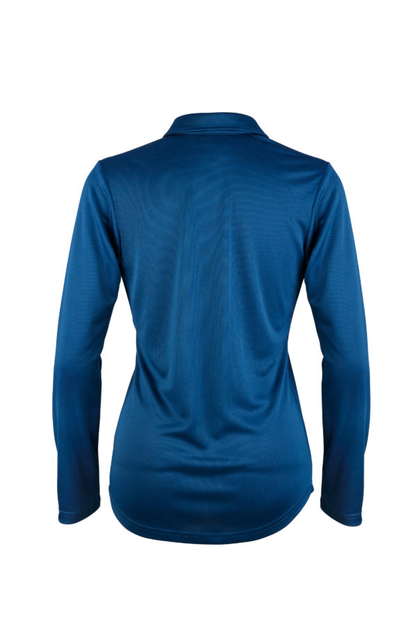 Lyocell Woman's Long Sleeve Polo - Image 2