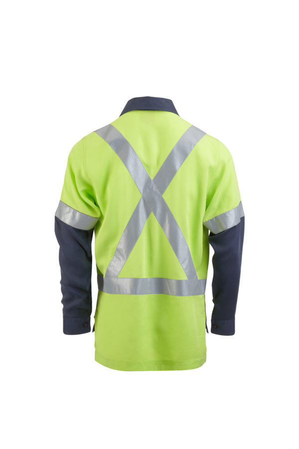 Lyocell Closed Front Hi Vis Shirt - Image 2