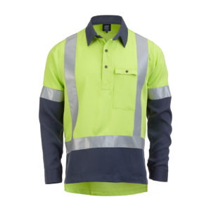 Lyocell Closed Front Hi Vis Shirt