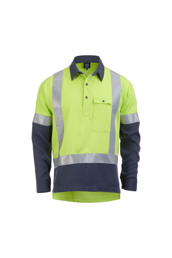 Lyocell Closed Front Hi Vis Shirt